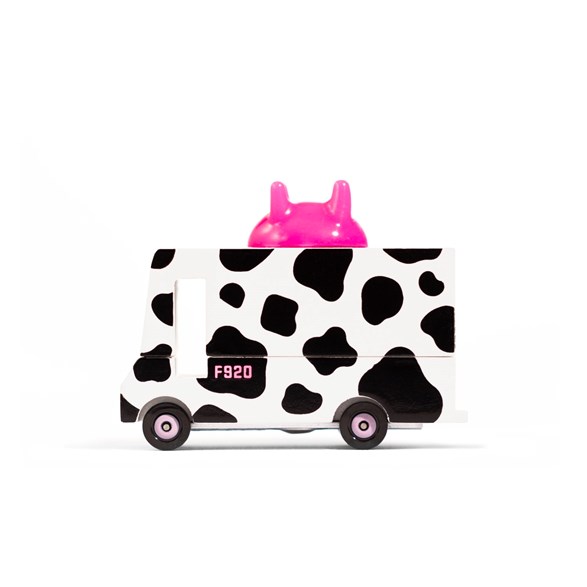 Candyvan - Moo mjölkbil (leksaksbil från Candylab toys)