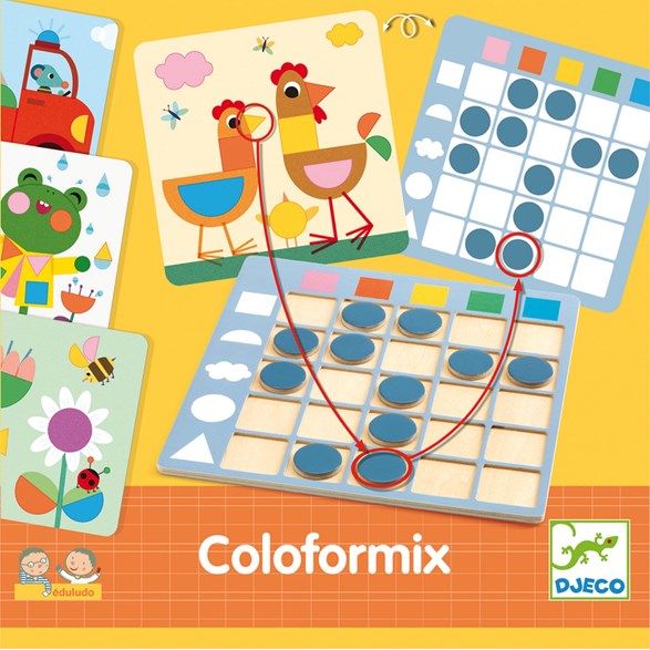 Eduludo Coloformix pedagogiskt spel (från Djeco)