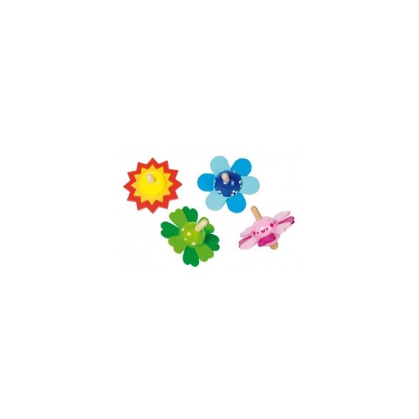 Snurra - blomma (1 st, slumpmässig färg/design)