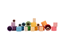 Grapat 24 stapelbara skålar i regnbågsfärger (från Grapat)