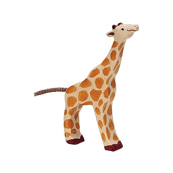 Holztiger Giraff liten, ätande