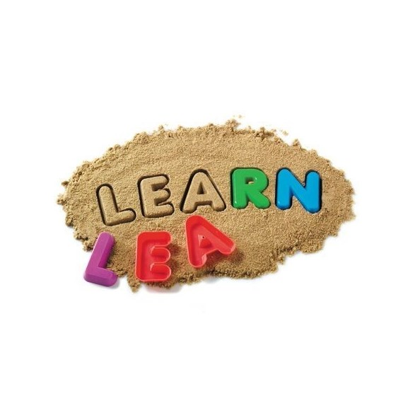 Alfabetet sandformar - versaler (Learning Resources)