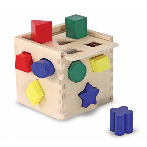 Plocklåda i trä (från Melissa & Doug)