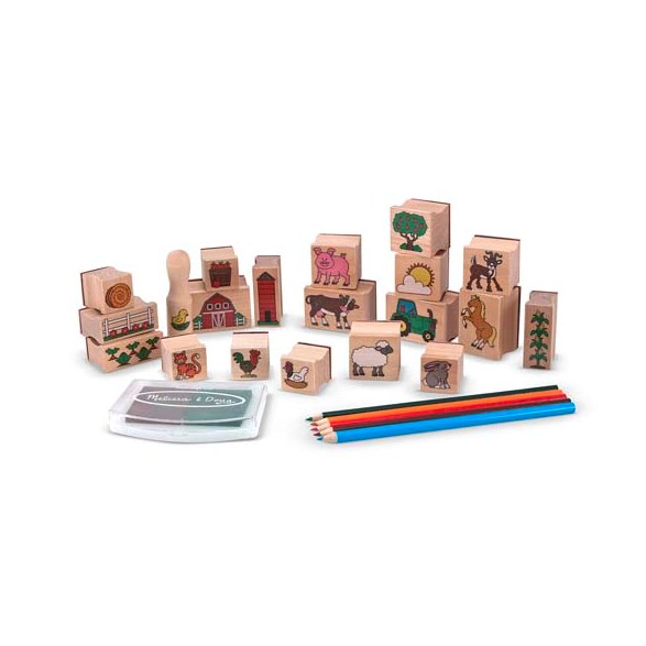Melissa & Doug Stämpelset - bondgård