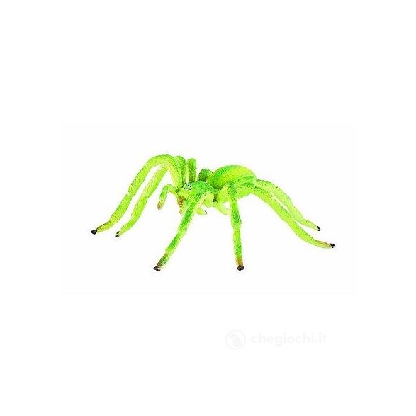 Bullyland Lekfigur, green huntsman spider