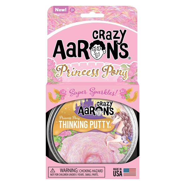 Crazy Aarons Thinking putty Thinking putty, pony princess trendsetter (super sparkles)