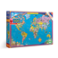 eeBoo Pussel 100 bitar, map of the world