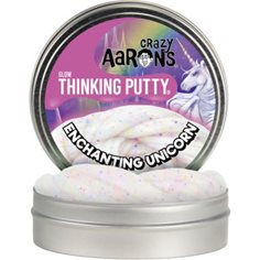 Crazy Aarons Thinking putty Thinking putty, enchanting unicorn (glowbright)