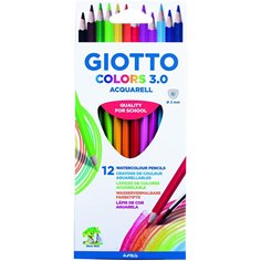 Giotto colors 3.0 aquarell, 12-pack