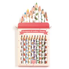 Djeco Mini Colored Pencils Alko, 10 st