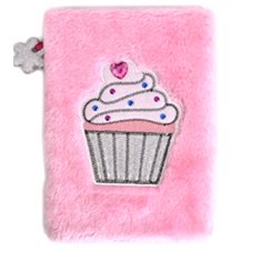 Fluffig anteckningsbok, cupcake