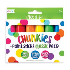 Ooly Chunkies paint sticks, 6 st