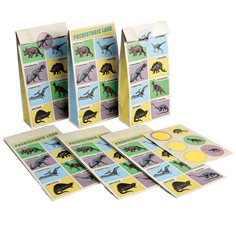 Prehistoric land party bags (set of 6)