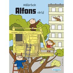 Alfons Åberg Målarbok Alfons värld