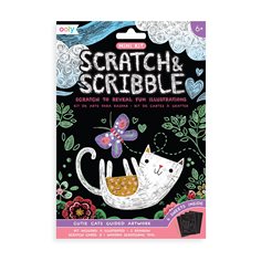 Scratch & scribble MINI, cutie cats