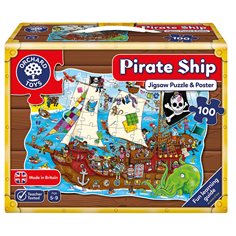 Pussel 100 bitar, pirate ship
