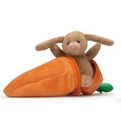 Teddykompaniet Kanin i morot, brun