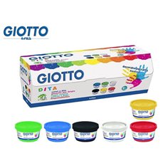 Giotto Dita fingerfärg 6 x 100 ml