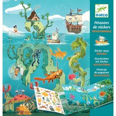 Djeco stickers story, havsäventyr