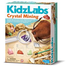 Kidzlabs, crystal mining