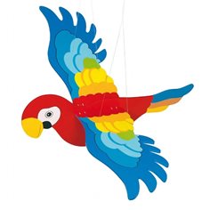 Mobil papegoja siluett, stor