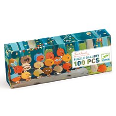 Djeco Pussel 100 bitar, forest friends