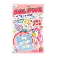 Ooly Scented scratch stickers, grl pwr