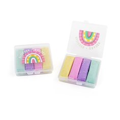 Rainbow kneadable eraser
