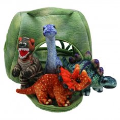 The Puppet Company Handdockor set med dinosaurier
