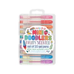 Mini doodlers, fruity scented gel pens