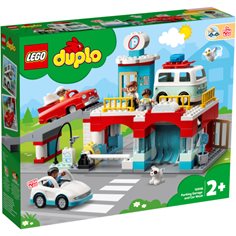 LEGO® Duplo - parkeringshus och biltvätt