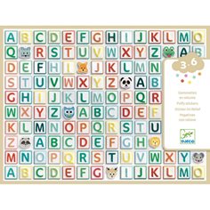 Djeco Stickers, alphabet