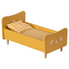 Wooden bed mini, yellow