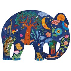 Djeco puzzle art elephant, 150 pcs