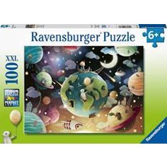 Ravensburger Pussel 100 bitar, planet playground