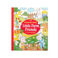Color-in book, little farm friends