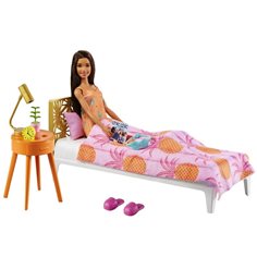 Barbie sovrum & docka