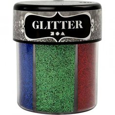 Glitter, mixade färger