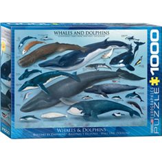Eurographics Pussel 1000 bitar, whales and dolphins