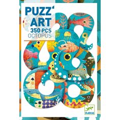 Djeco art puzzle octopus, 350 pcs