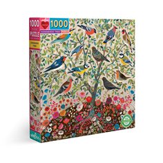 Pussel 1000 bitar, songbirds tree