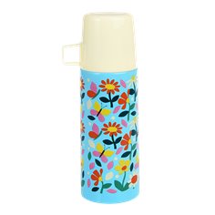 Butterfly garden flask and cup