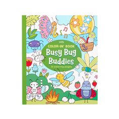 Color-in book, busy bug buddies
