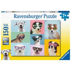 Ravensburger Pussel 150 bitar, funny dogs