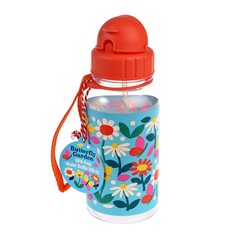 Butterfly garden water bottle