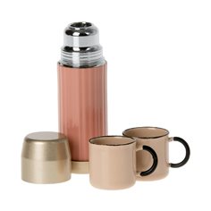 Maileg Thermos and cups, soft coral