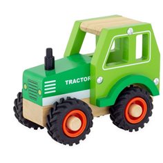 Grön traktor