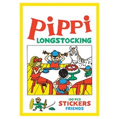 Pippi stickers, friends