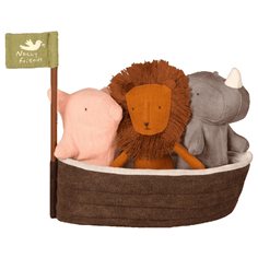 Maileg Noah's ark with 3 mini animals