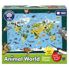 Orchard Toys Pussel 150 bitar, animal world
